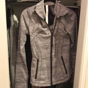 Lululemon workout jacket in grey. never worn